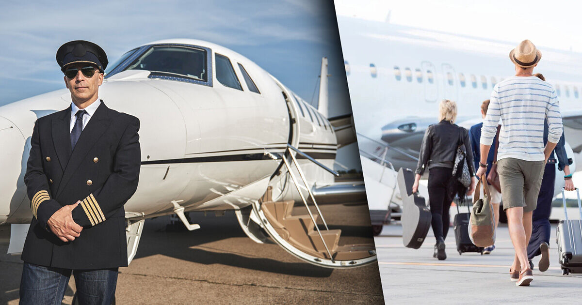 Private jet cabin compared with first-class commercial seating — XCEL JET feature article hero